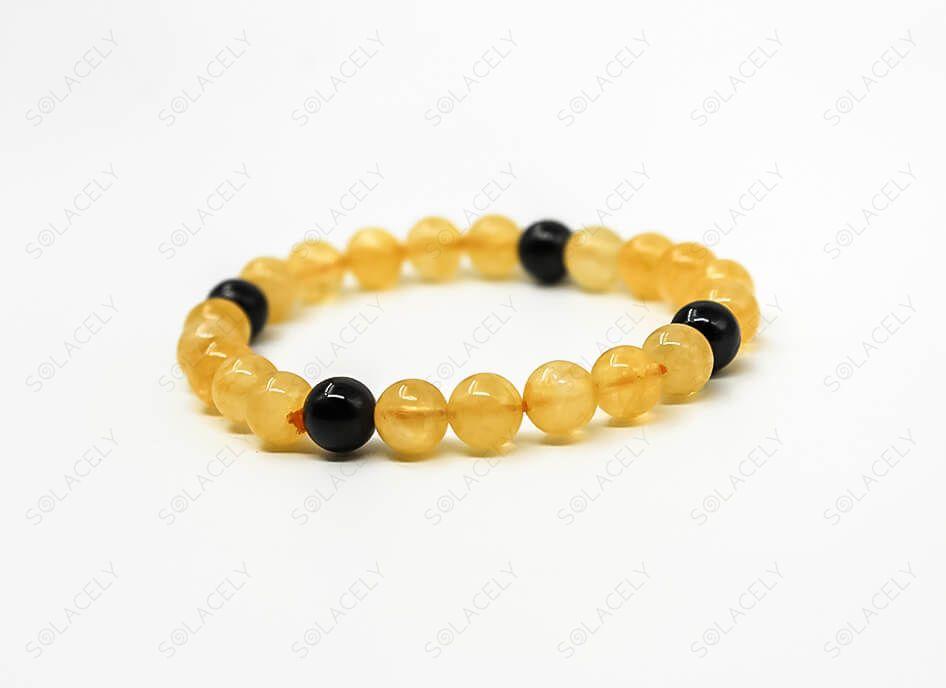 yellow citrine bracelet