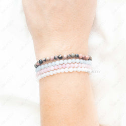 cancer zodiac crystals stackable bracelet set