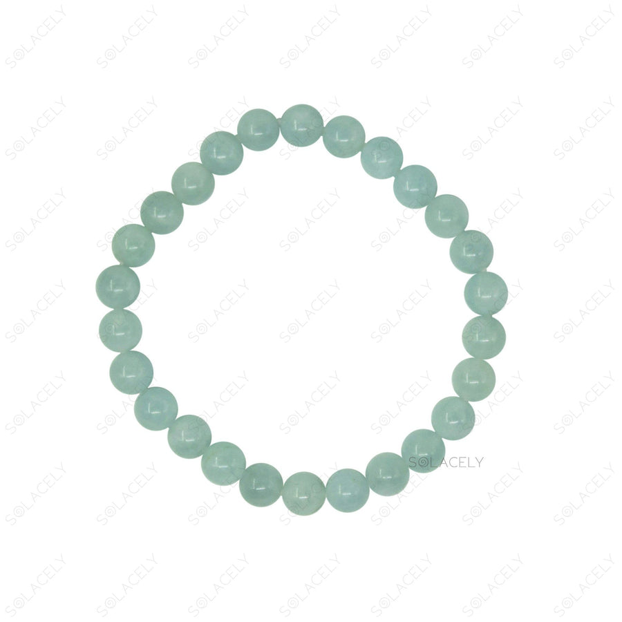 charming 6mm aquamarine bracelet for serene elegance