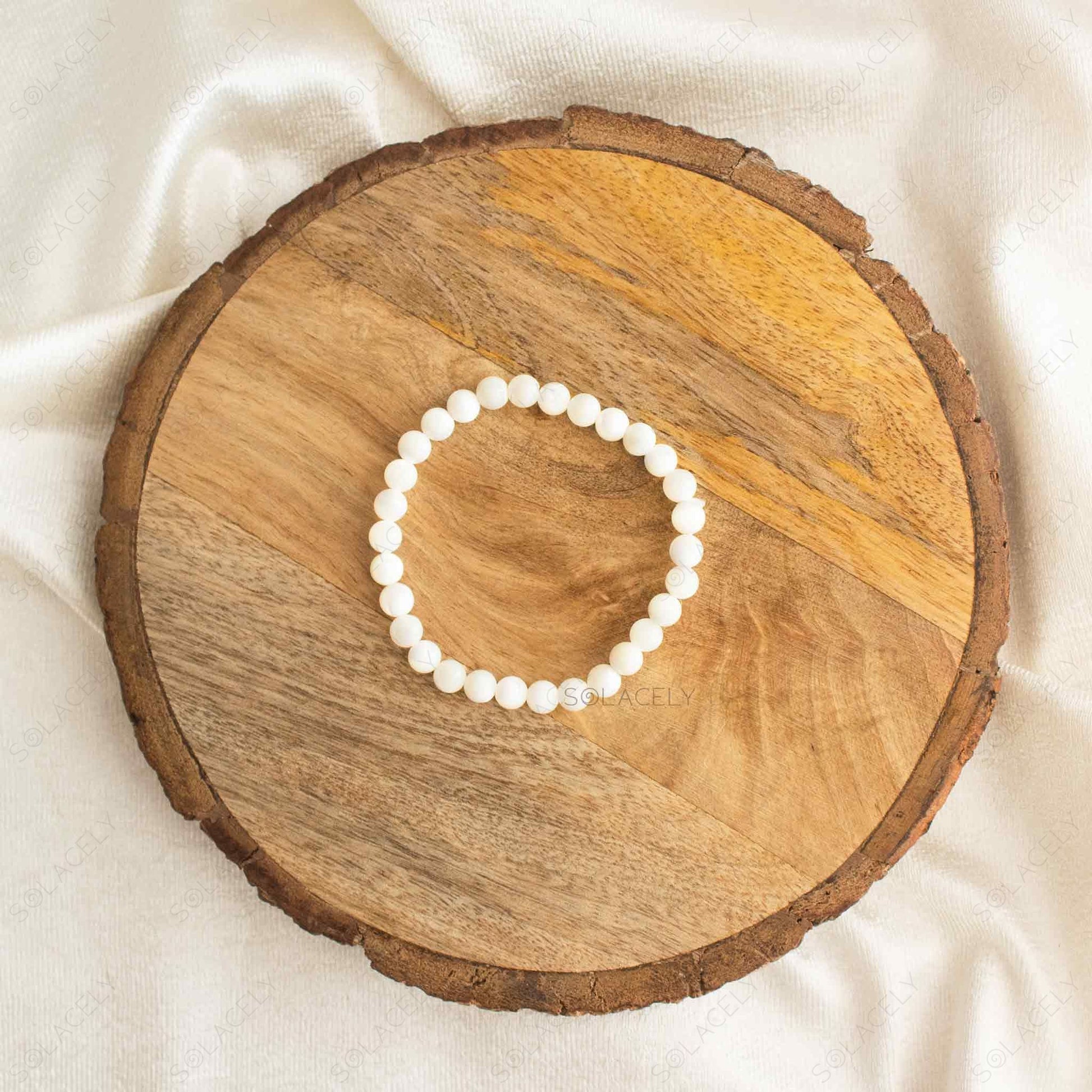 charming 6m mother of pearl bracelet for subtle elegance