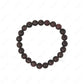 chic 6mm red garnet bracelet for stylish accessory