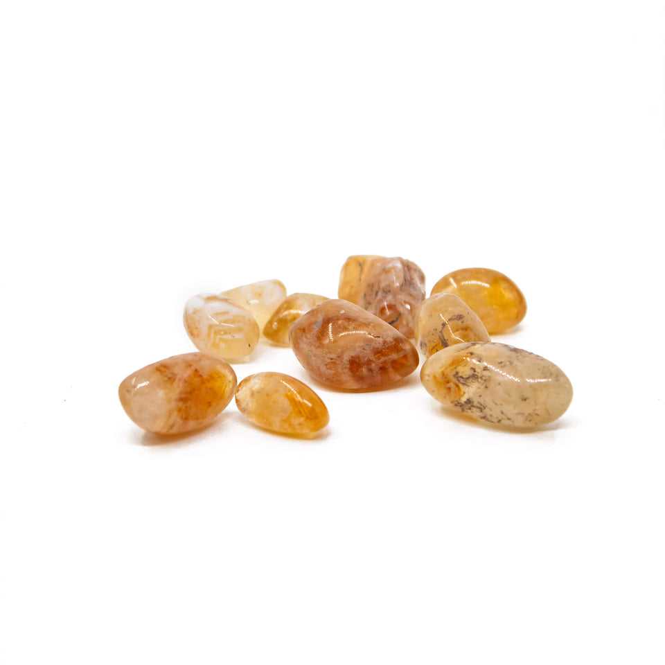 tumbled citrine crystal