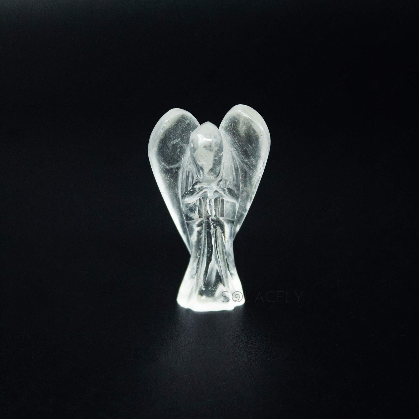 clear quartz angel crystal