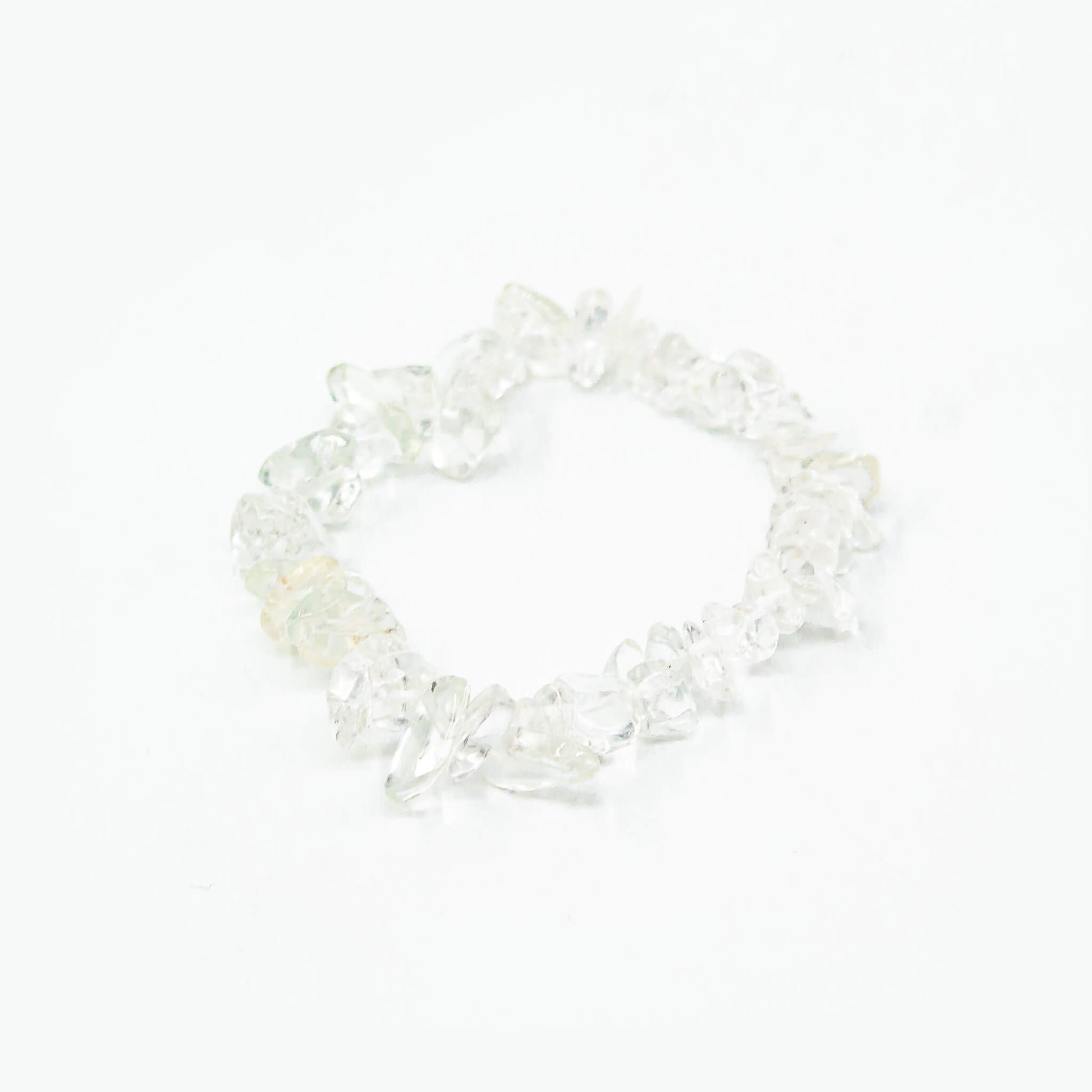 chip bracelet clear quartz