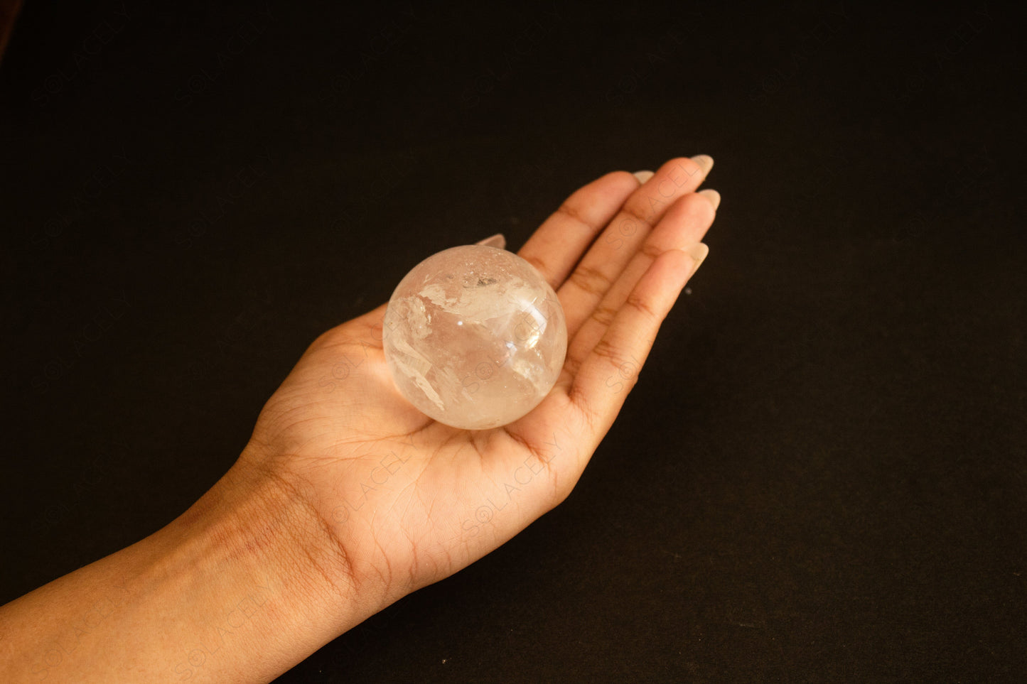 clear quartz sphere ball