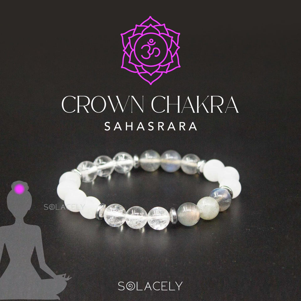 Crown Chakra Crystal Bracelet