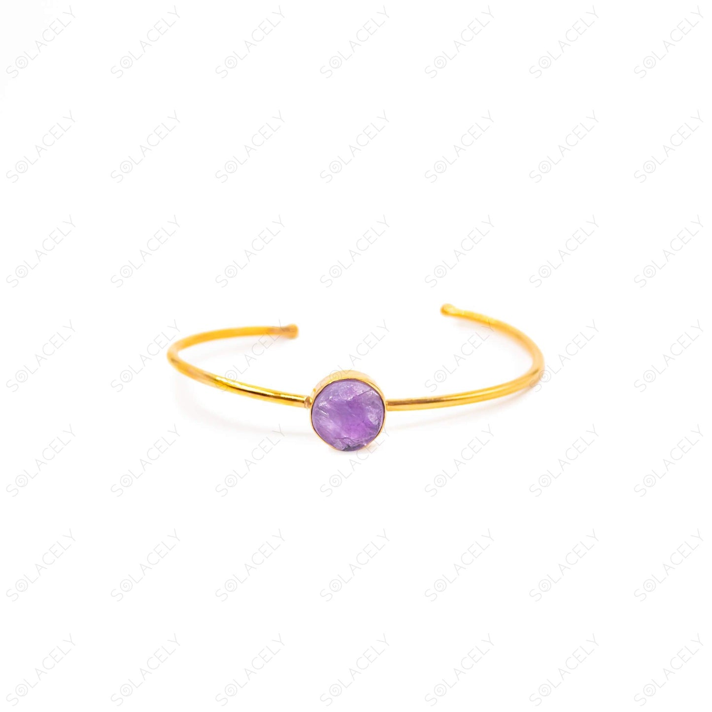 amethyst bangle bracelet