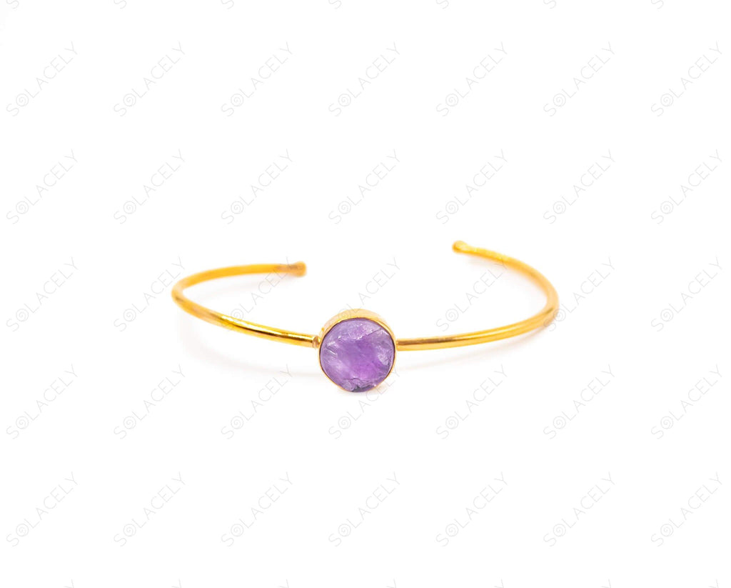 amethyst bangle bracelet