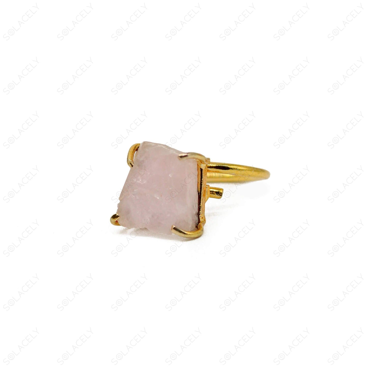 rose quartz ring