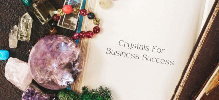 crystals for business success mobile banner