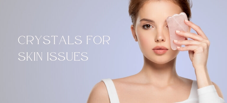 crystals for skin issues mobile banner image