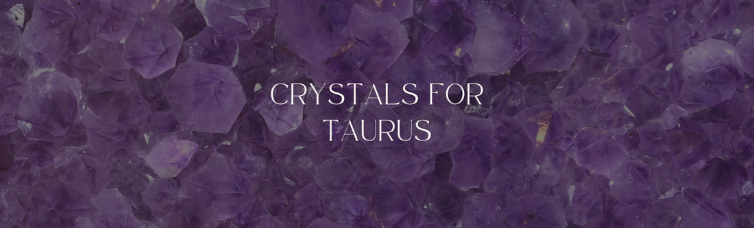 crystals for taurus banner image