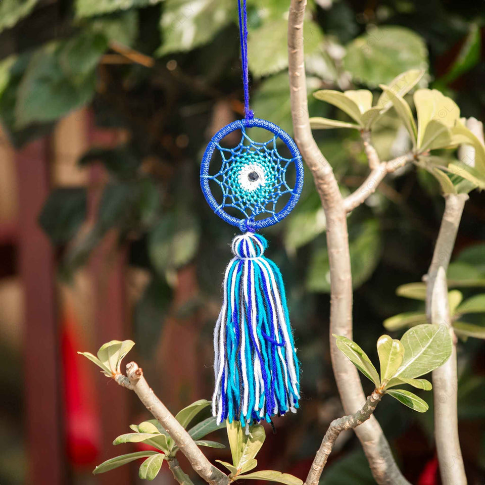 blue dream catcher