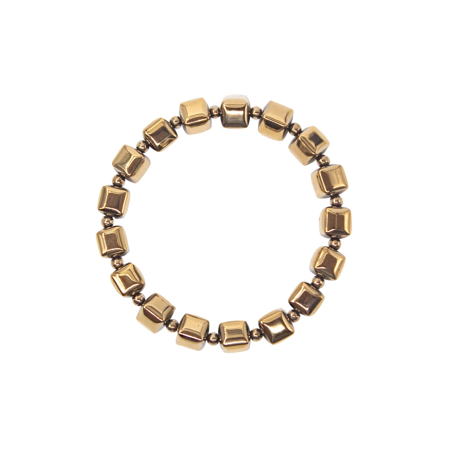 hematite bracelet gold