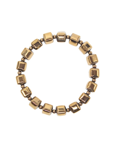 hematite bracelet gold