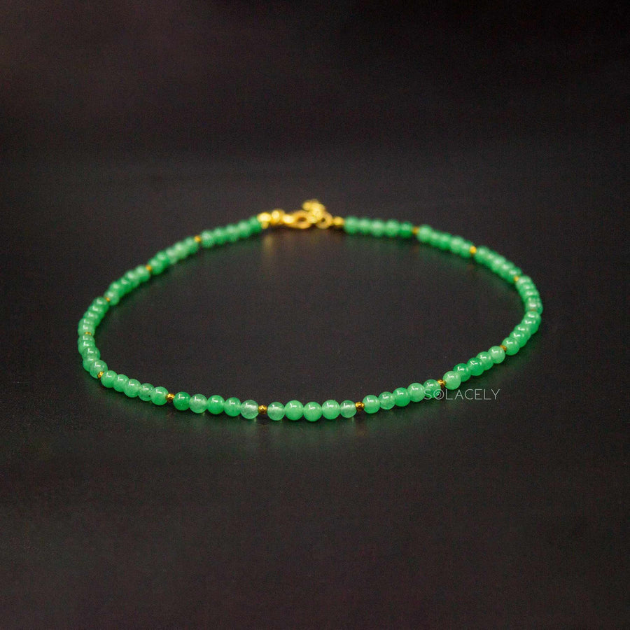 green aventurine 4mm beads