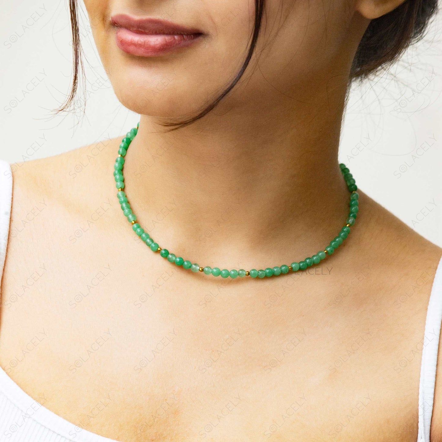 green aventurine necklace 