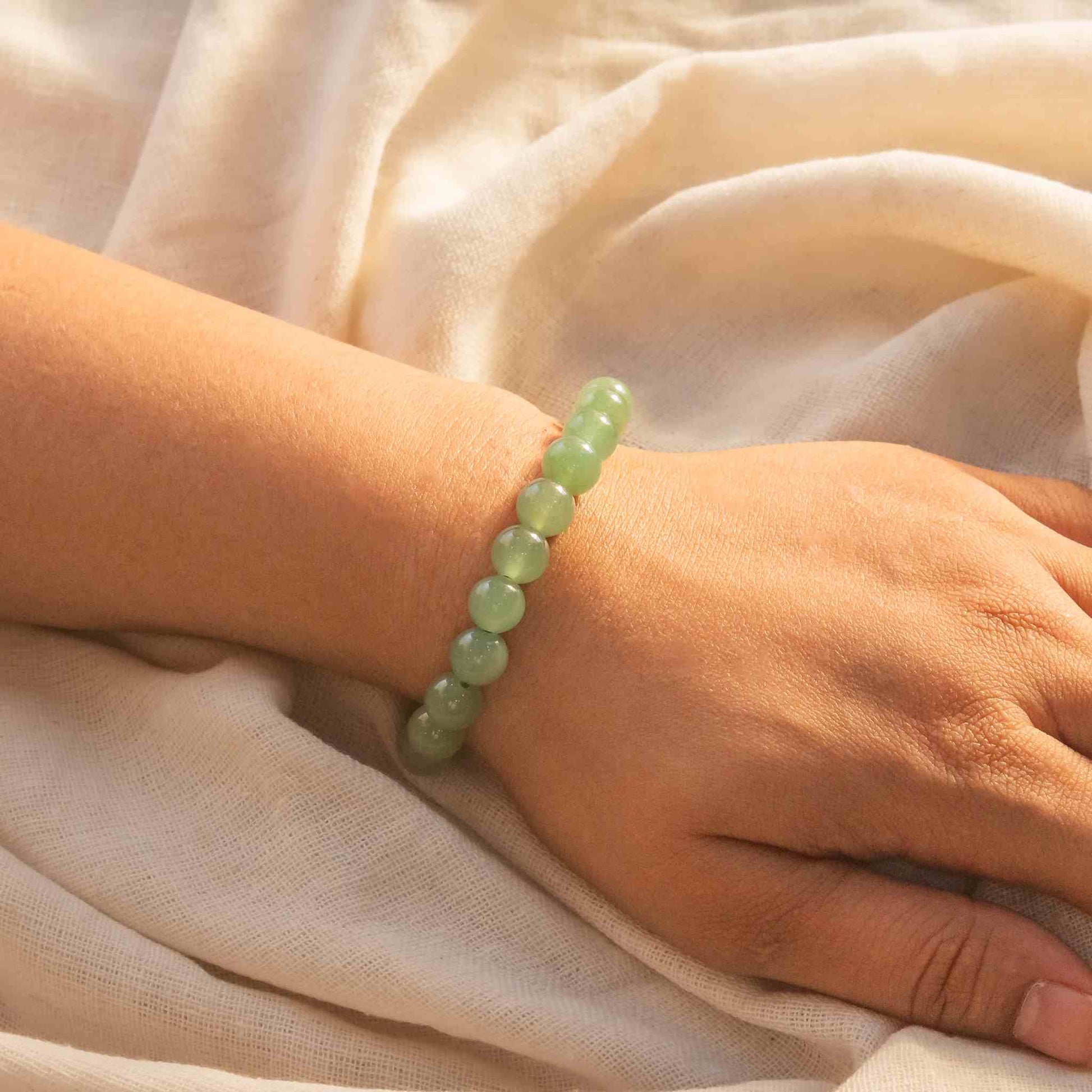8mm green aventurine bracelet