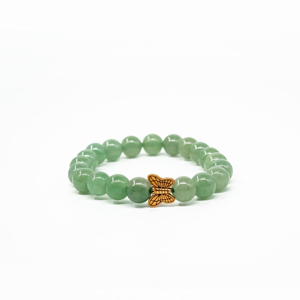 Green Aventurine Bracelet 8mm Beads