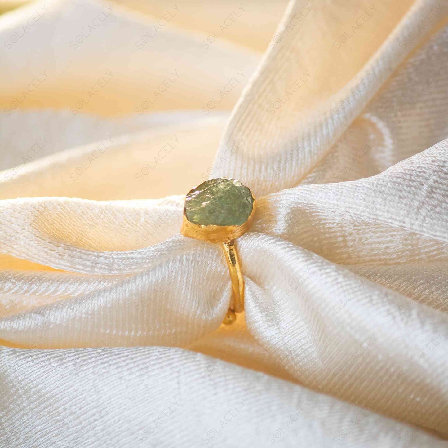 aventurine green ring