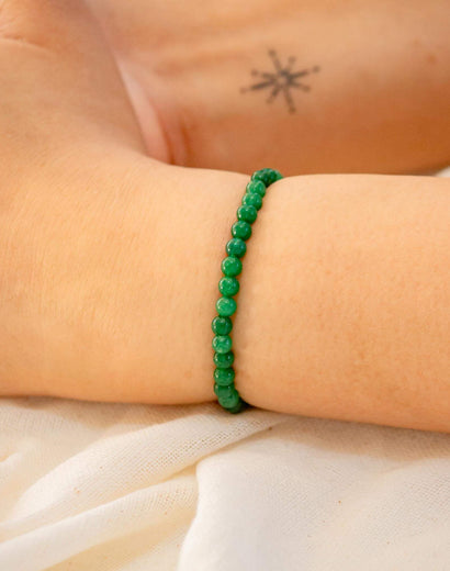 green jade bracelet 4mm