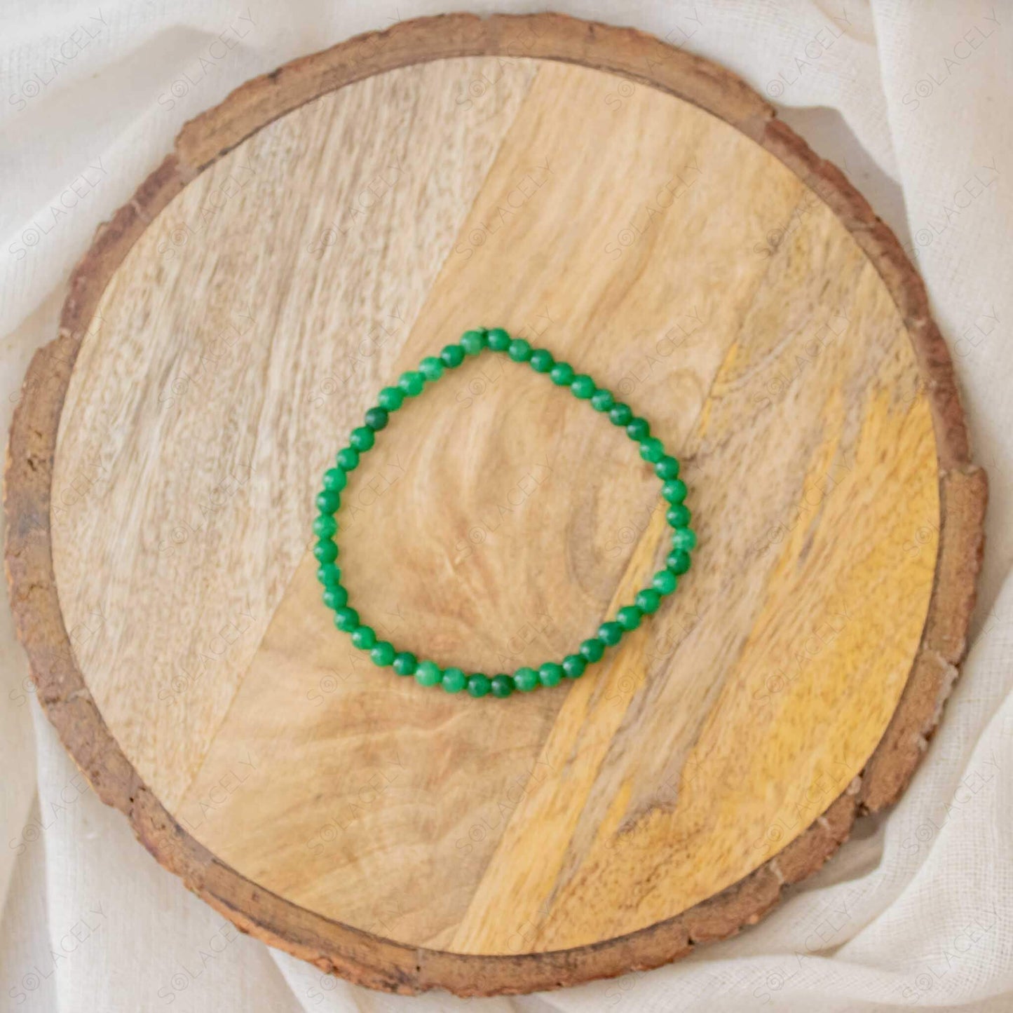 dark green jade bracelet