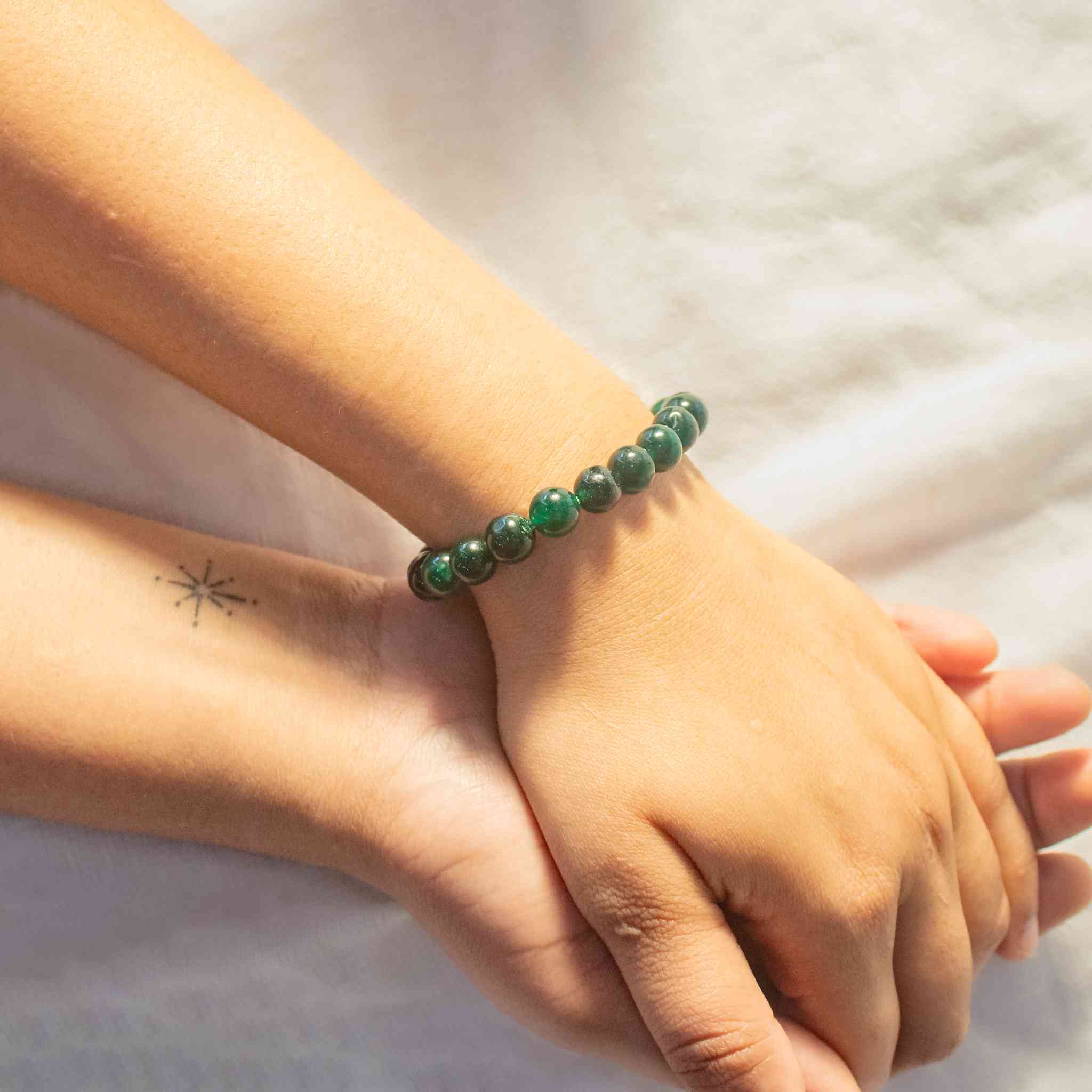 Lucky Jade – Lotus Carved Bangle Bracelet - Aloha Bangles
