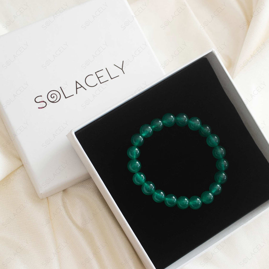 green jade 8mm bracelet