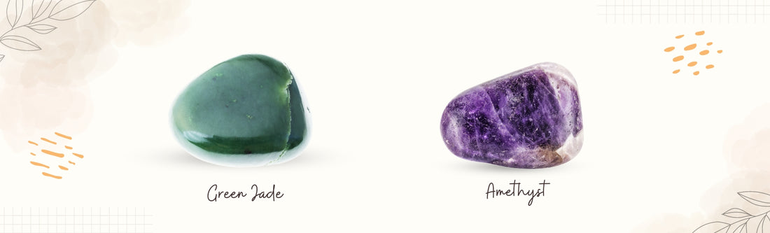 green jade and amethyst banner image