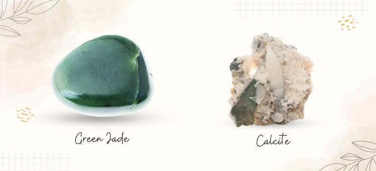 green jade and calcite mobile banner image