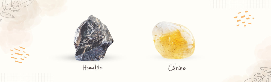 hematite and citrine banner image