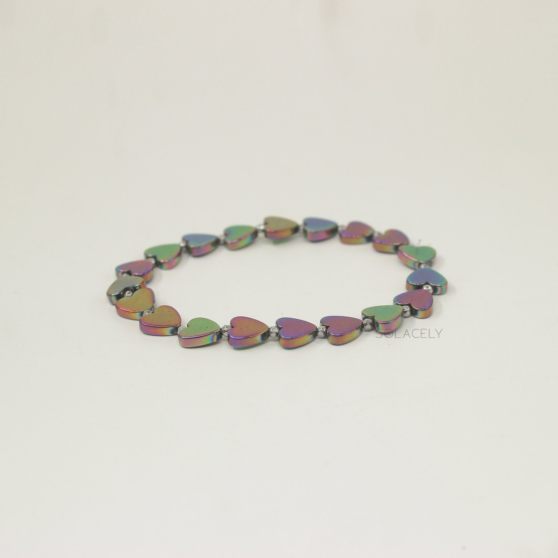 hematite rainbow bracelet