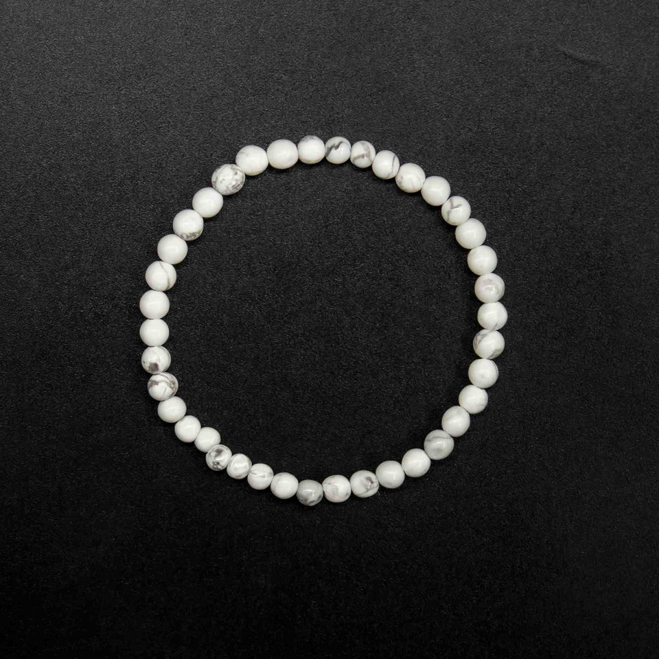 white howlite bracelet