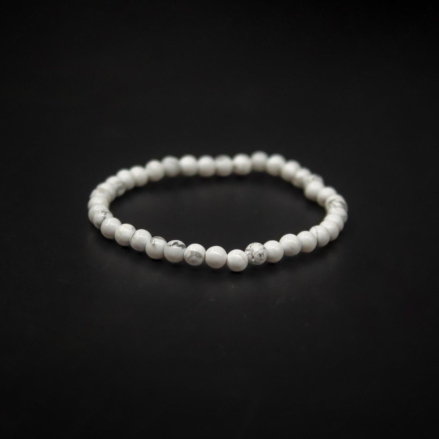 8mm Beads Howlite Bracelet