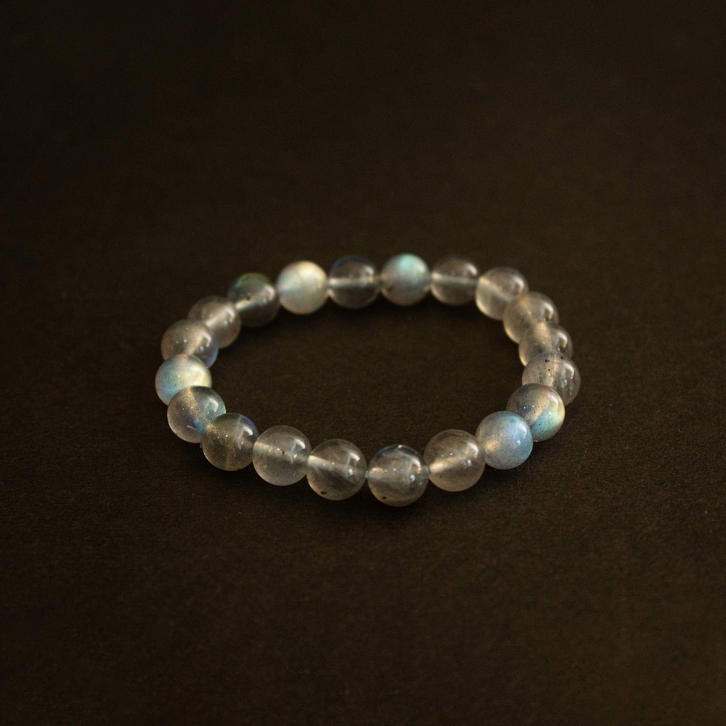 labradorite beaded bracelet 8mm