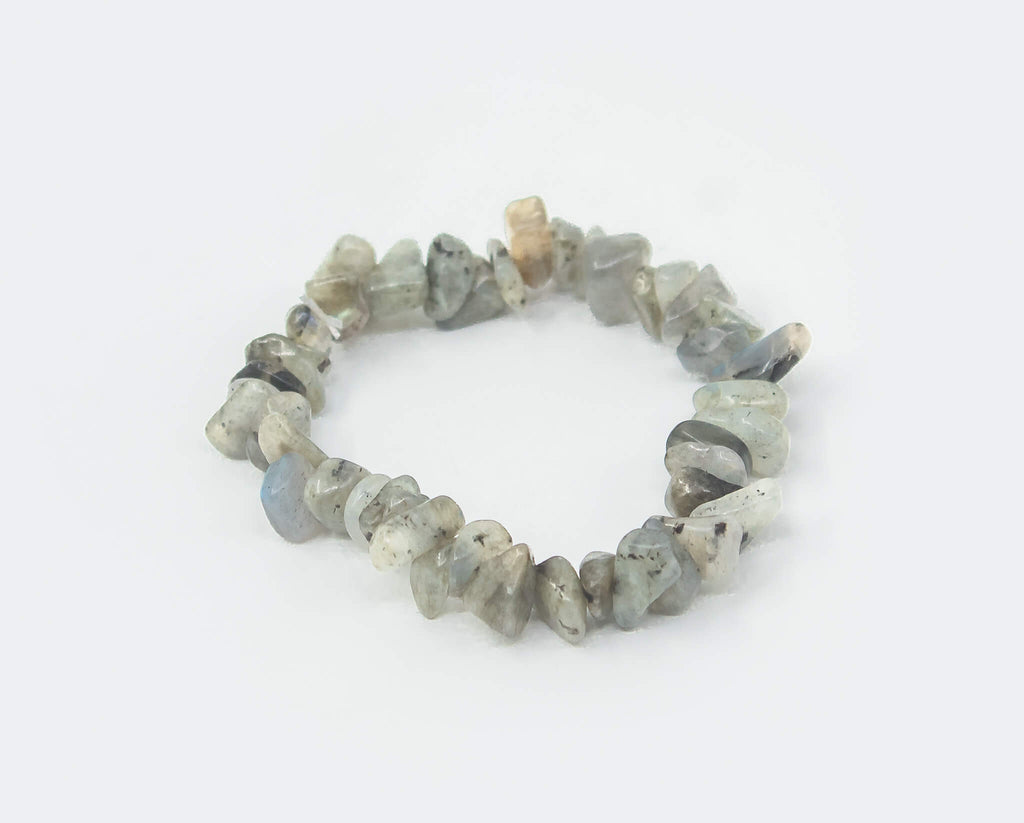 labradorite chip crystal bracelet for women
