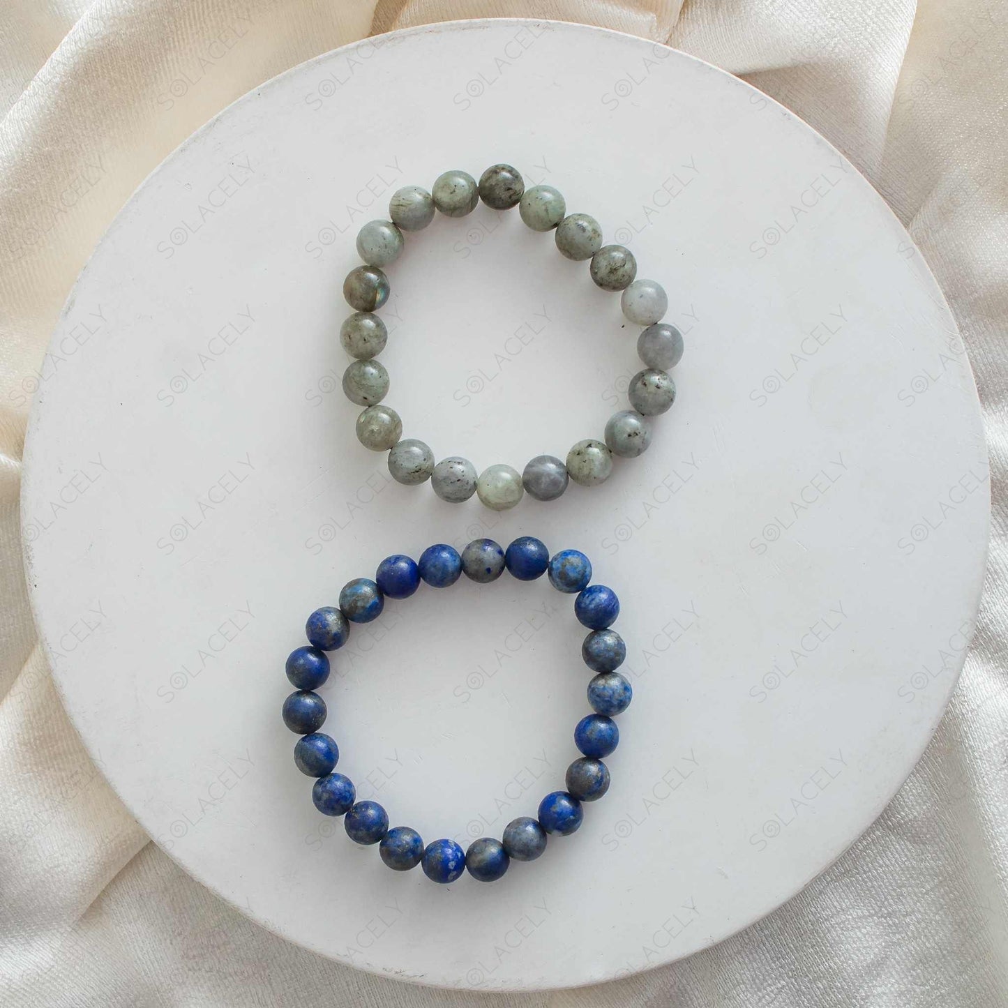 communication and consciousness bracelet with 8mm beads 