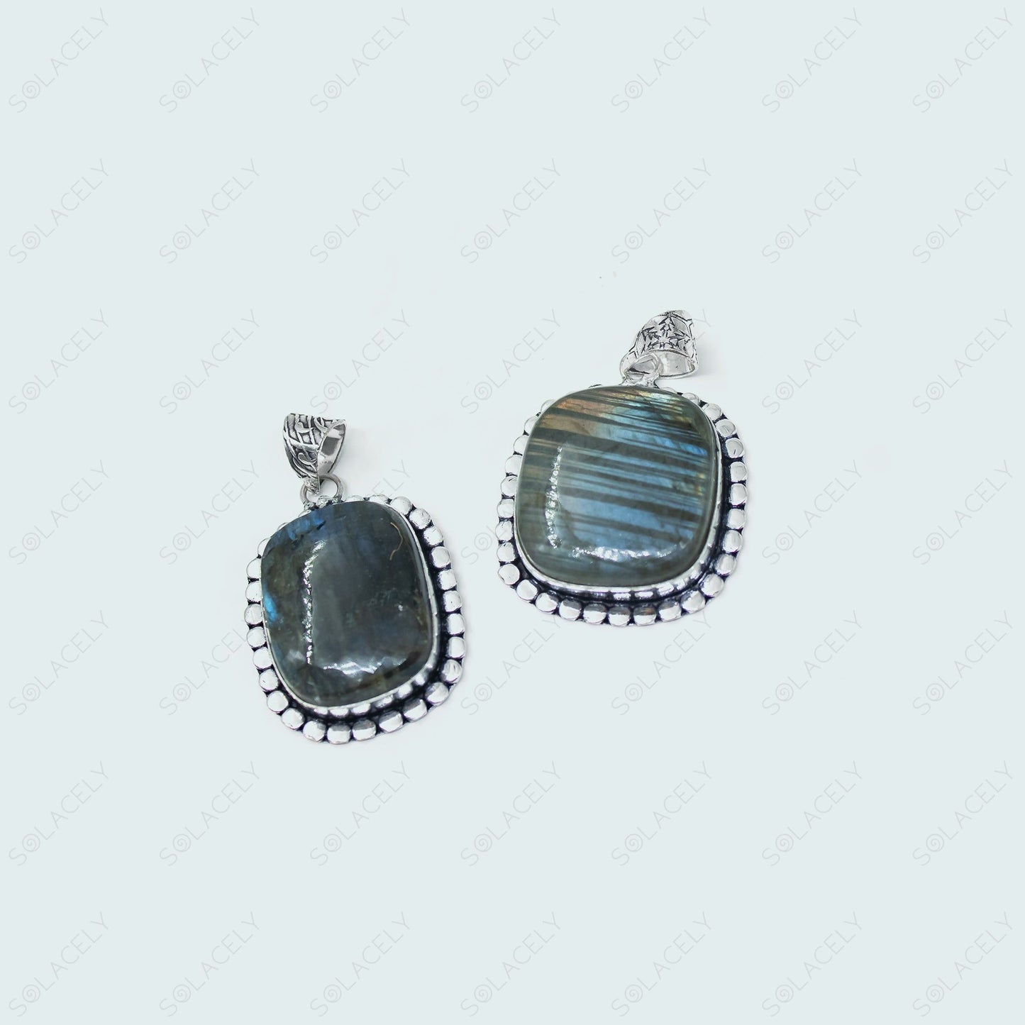 labradorite pendant bead