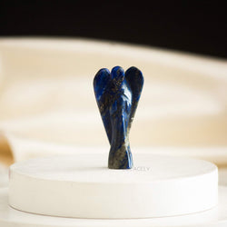 lapis lazuli crystal angel statue