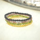 leo sign crystals stackable bracelet collection