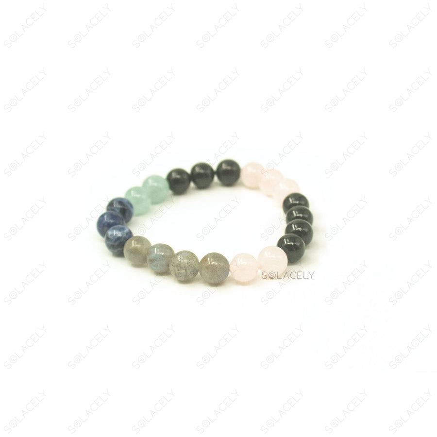 libra zodiac sign crystal bracelet