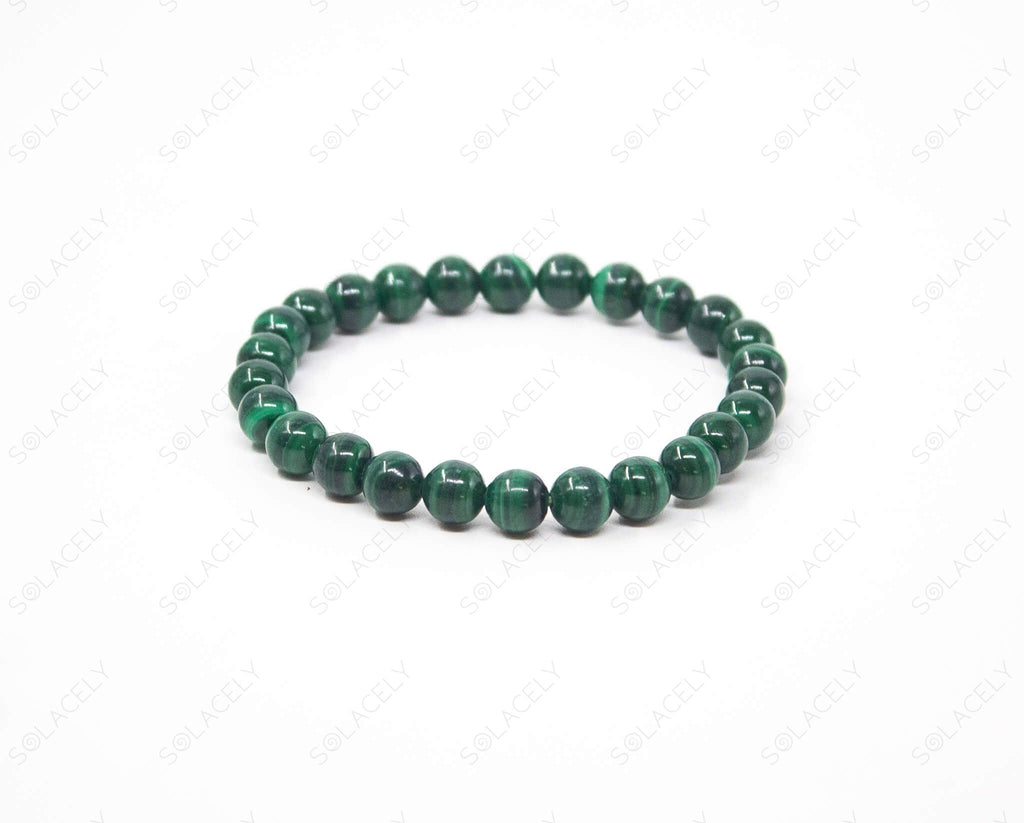 malachite beaded bracelet