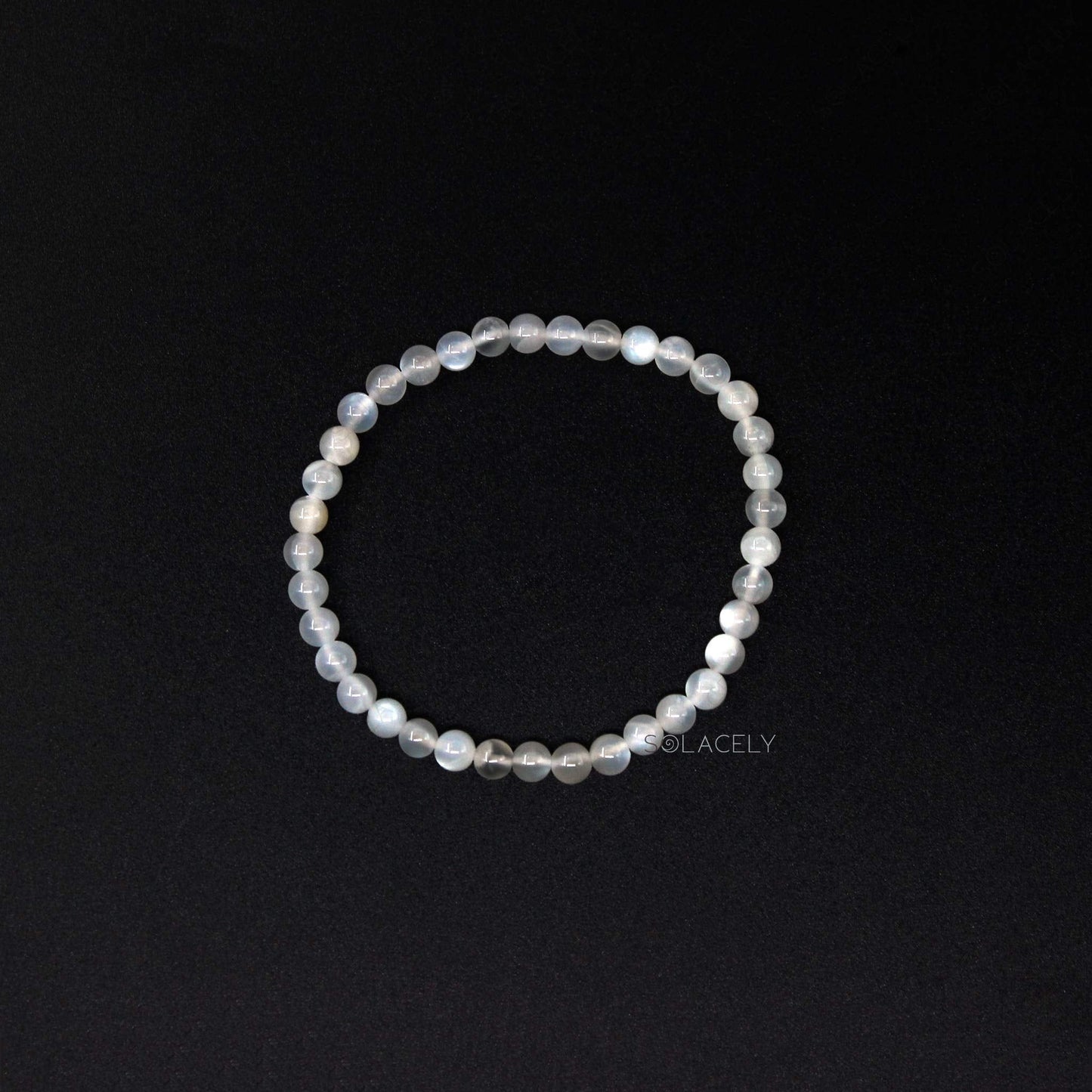 milky moonstone 4mm beads