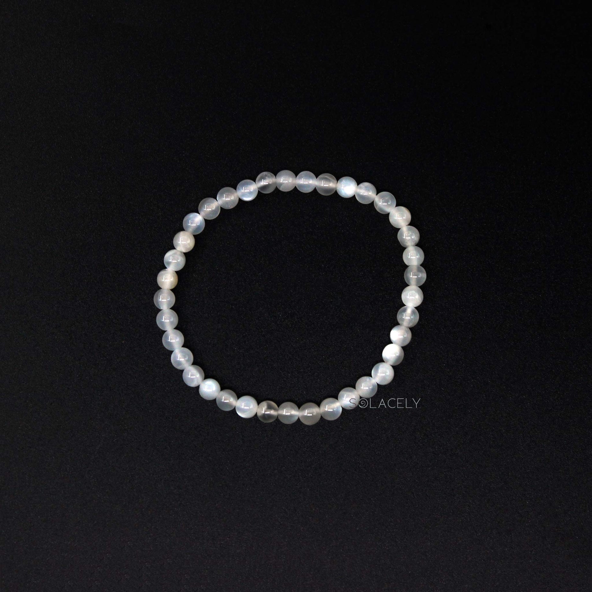 milky moonstone 4mm beads