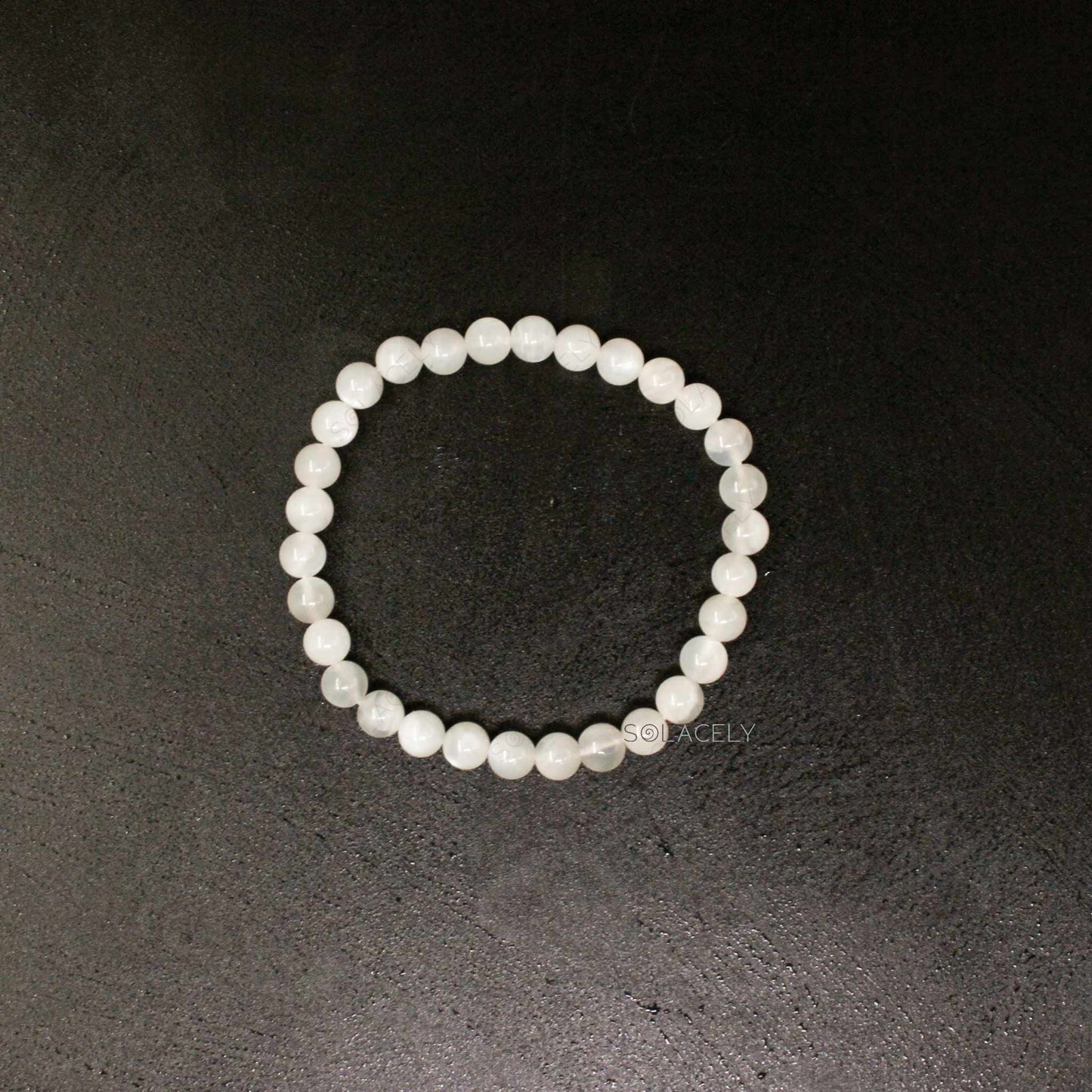 milky moonstone 6mm beads