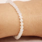 milky moonstone bracelet 4mm