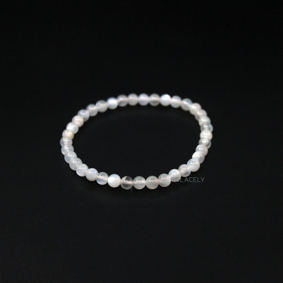 milky moonstone bracelet