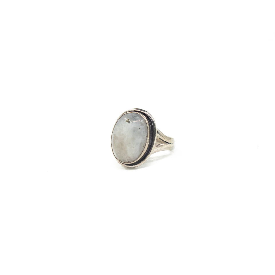 adjustable moonstone ring