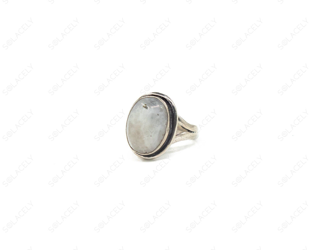 adjustable moonstone ring