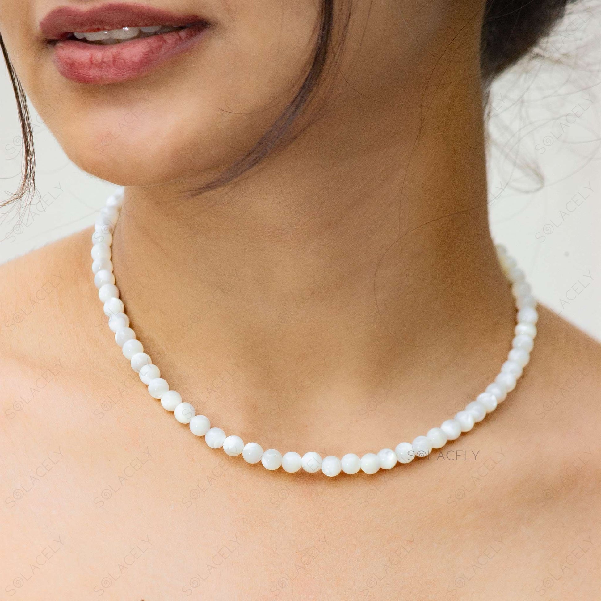 mother of pearl necklace